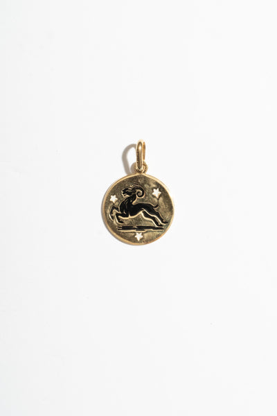14K Aries Medallion