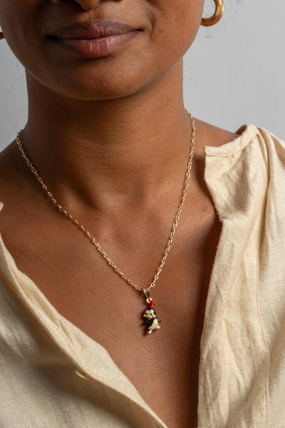 14K Chilly Willy Penguin Enamel Charm