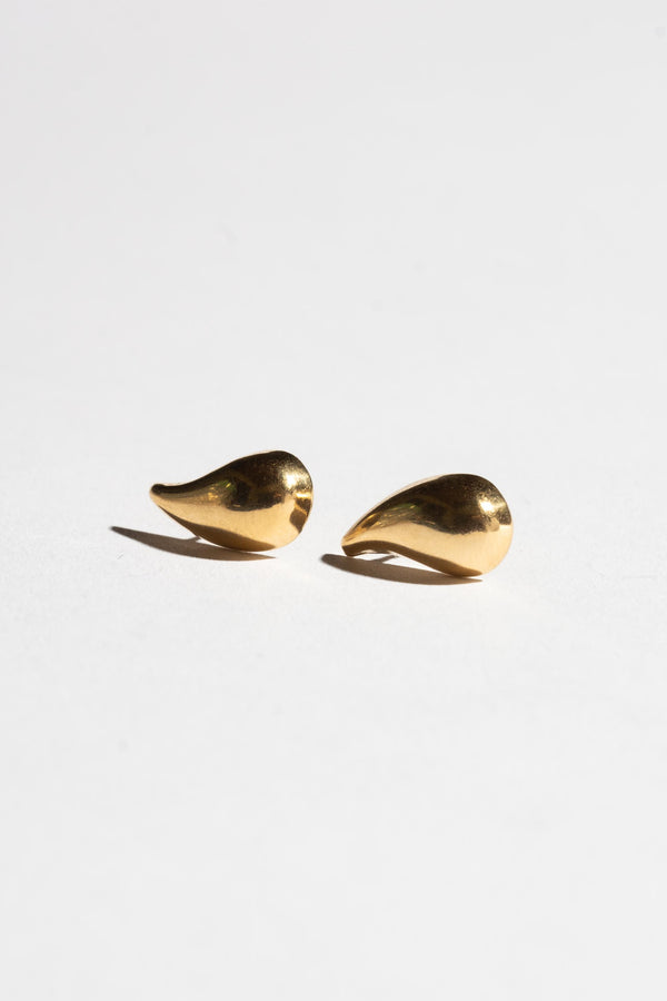 14K Droplet Studs