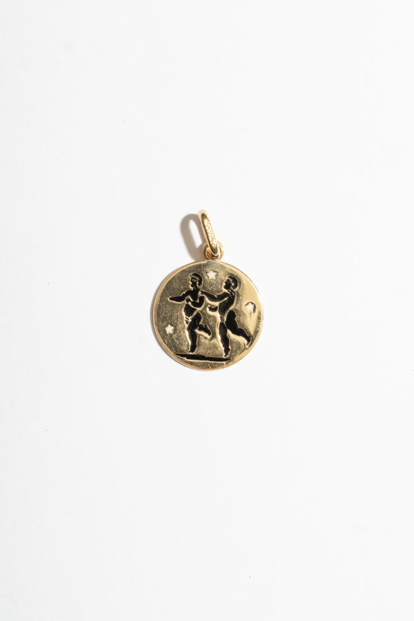 14K Gemini Medallion