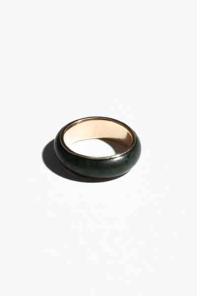 14K + Jade Band