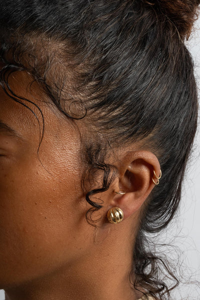 14K Melon Studs