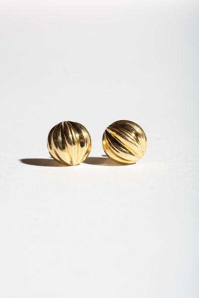 14K Melon Studs