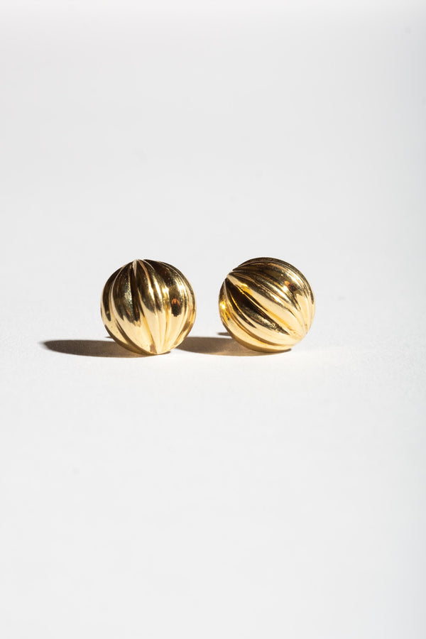 14K Melon Studs