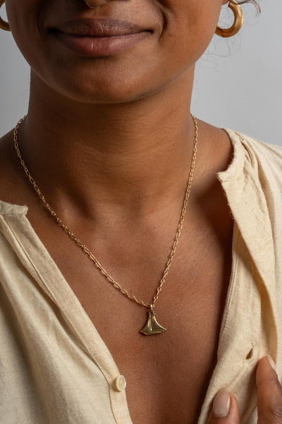 14K Sailboat Charm