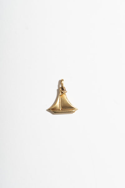 14K Sailboat Charm