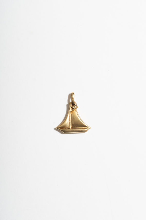 14K Sailboat Charm