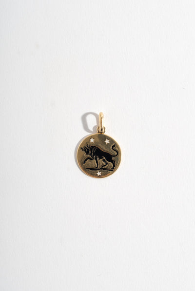14K Taurus Medallion