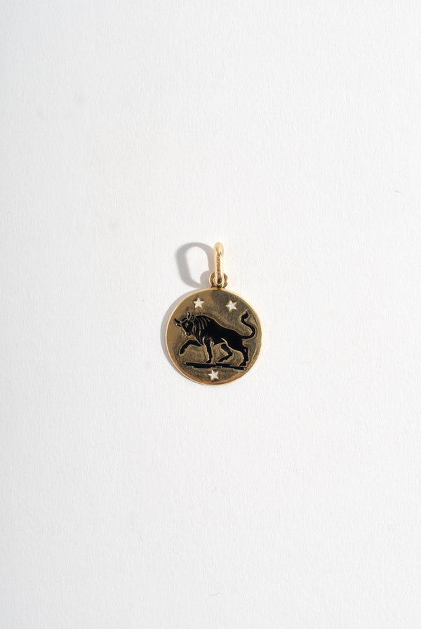 14K Taurus Medallion