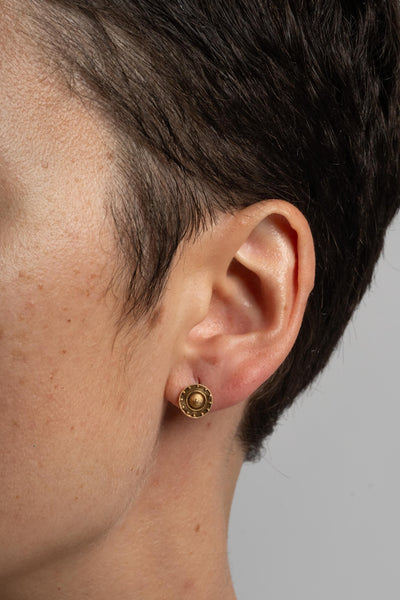 15K Small Etruscan Earrings