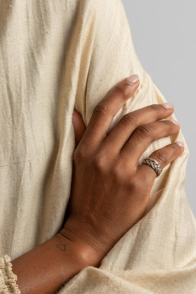 Sterling Braided Ring