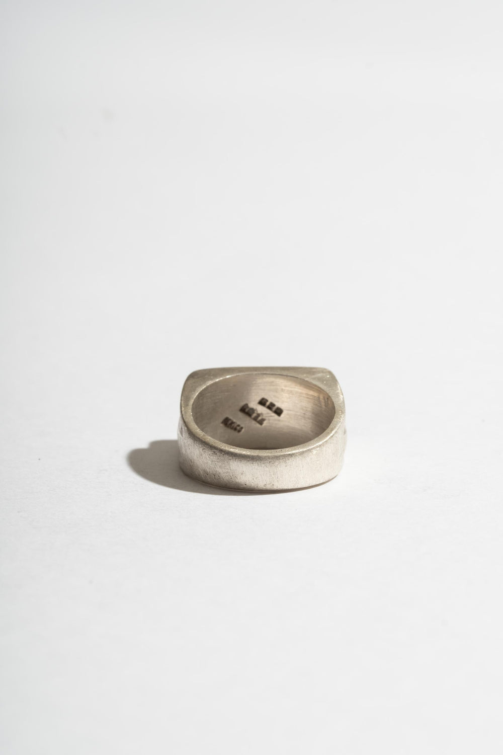 Sterling Brushed Triple Ridge Ring