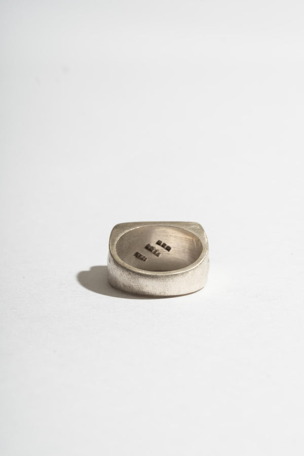Sterling Brushed Triple Ridge Ring