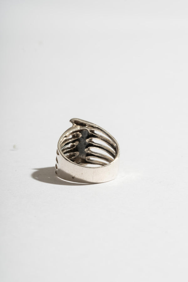 Sterling Overlap Claw Ring