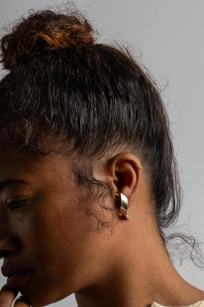 Sterling Ribbon Studs