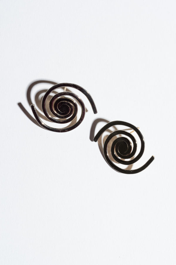 Sterling Spiral Studs