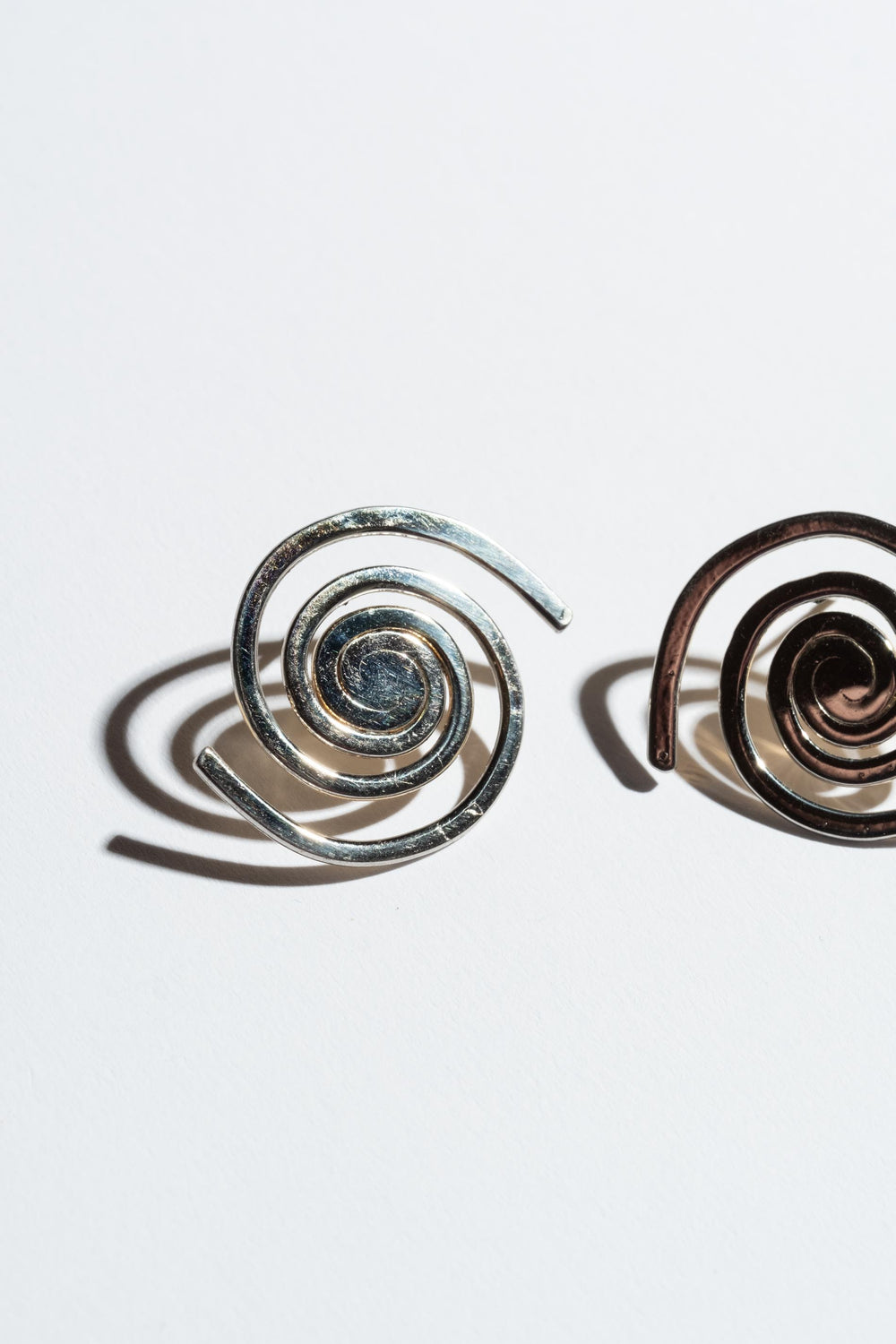Sterling Spiral Studs
