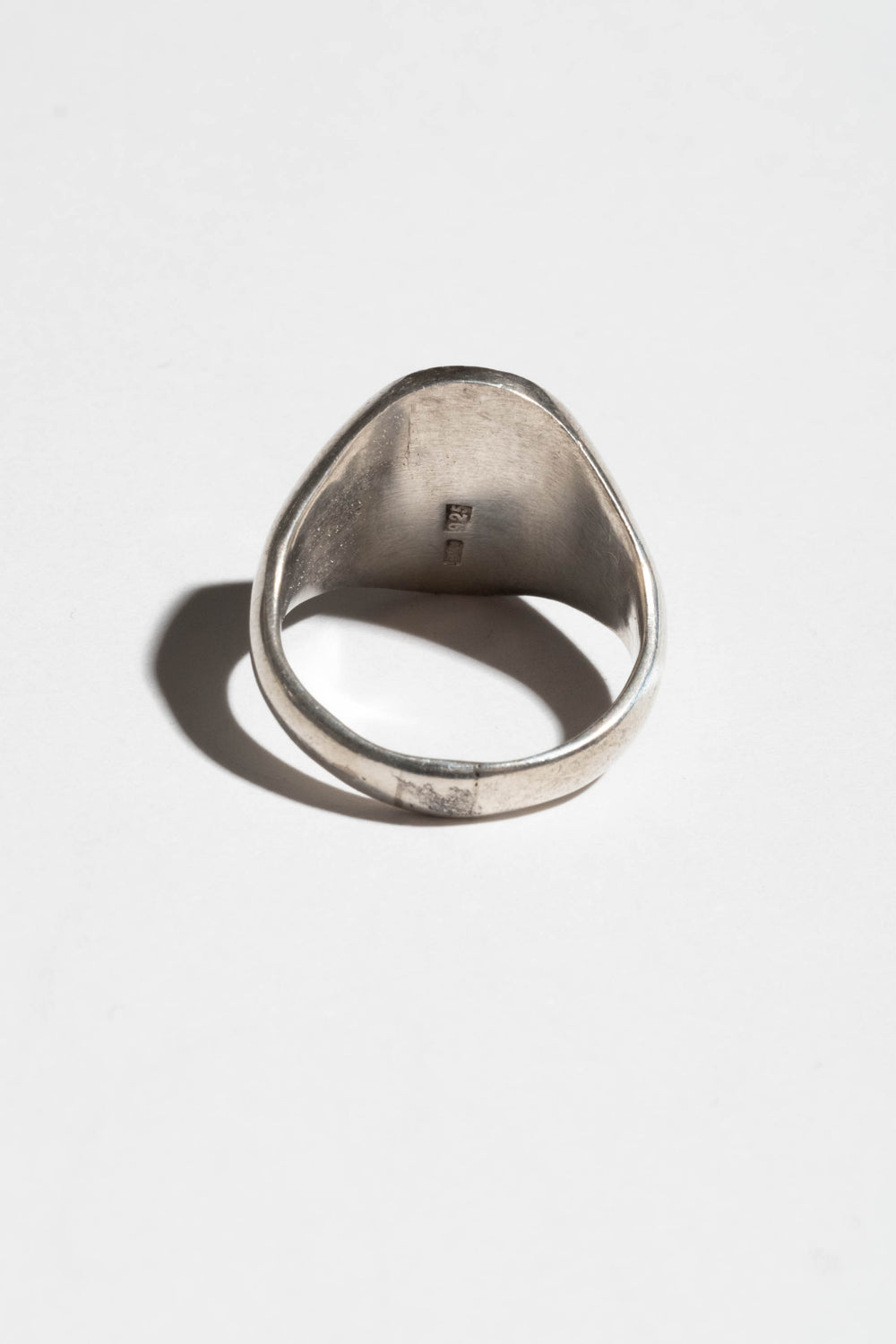 Sterling Triple Knight Crest Signet Ring