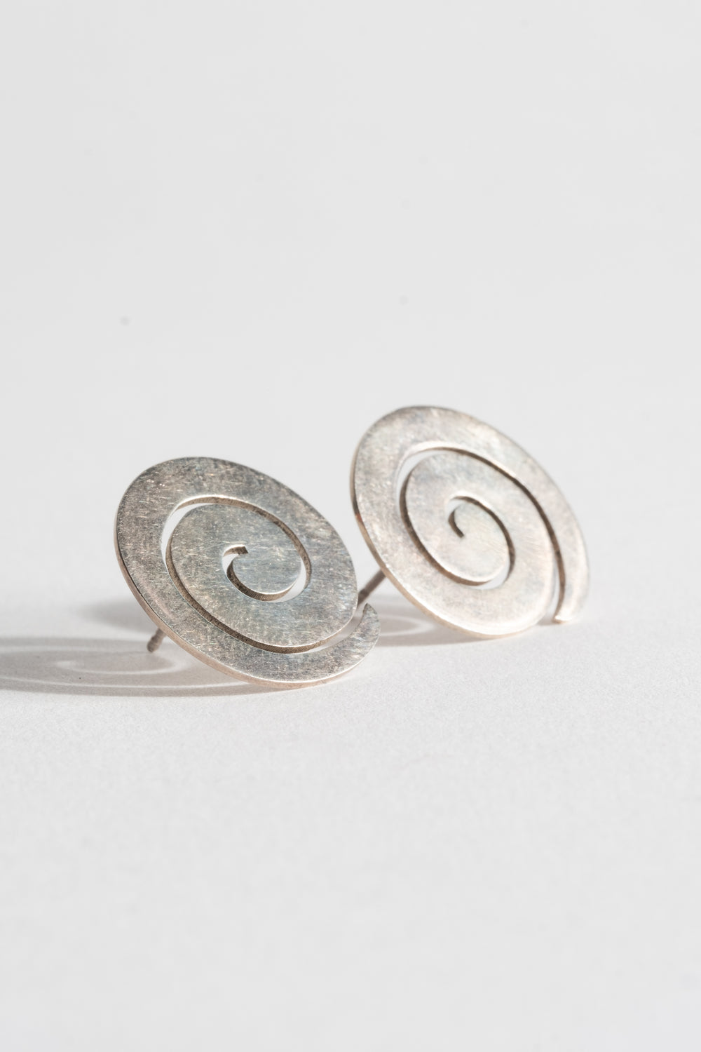 Medium Sterling Spiral Studs