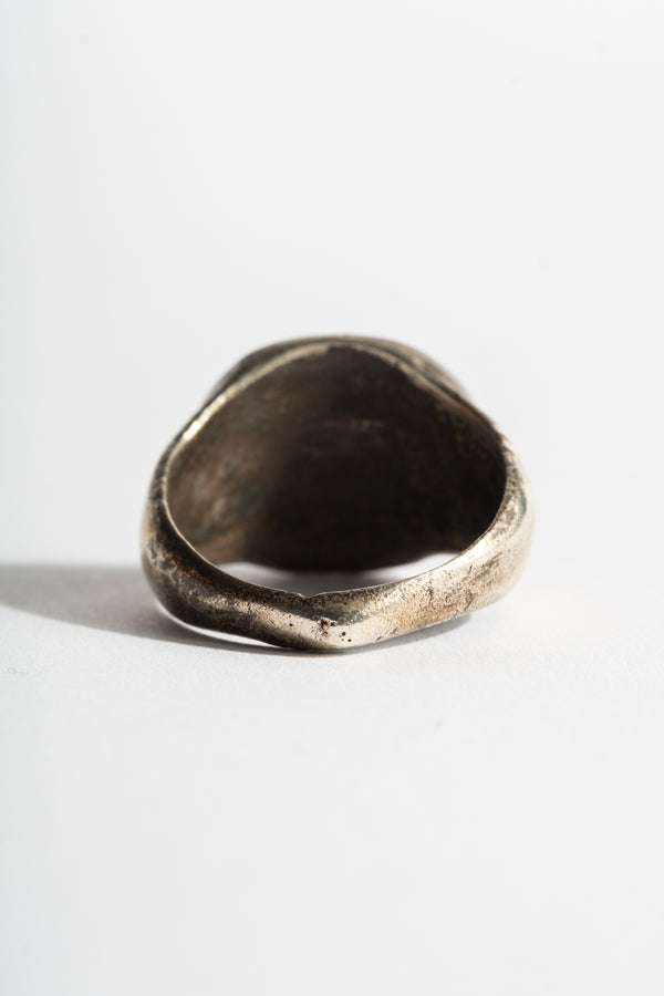 Sterling Afghan Soldier Signet Ring