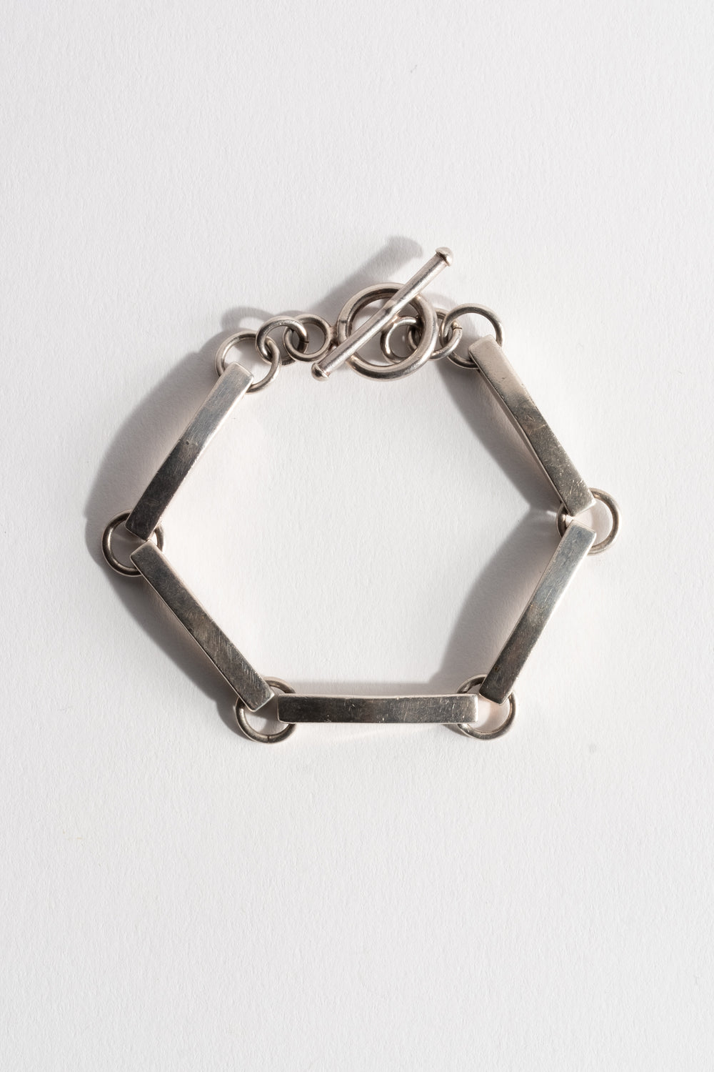 Sterling Bar Link Bracelet