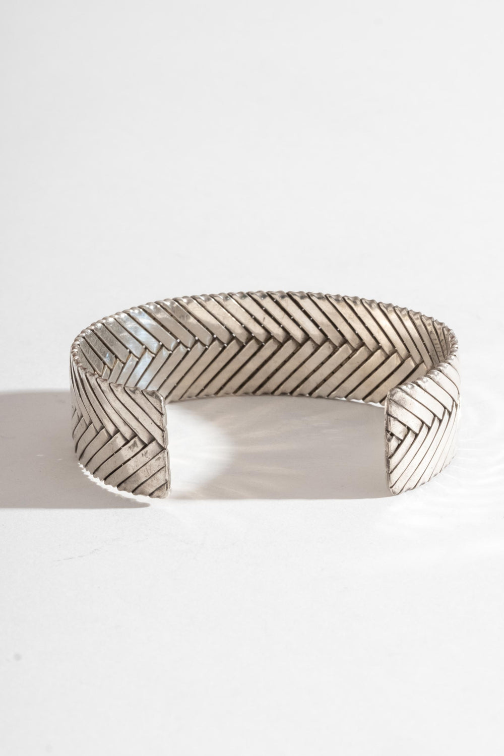 Sterling Braided Cuff