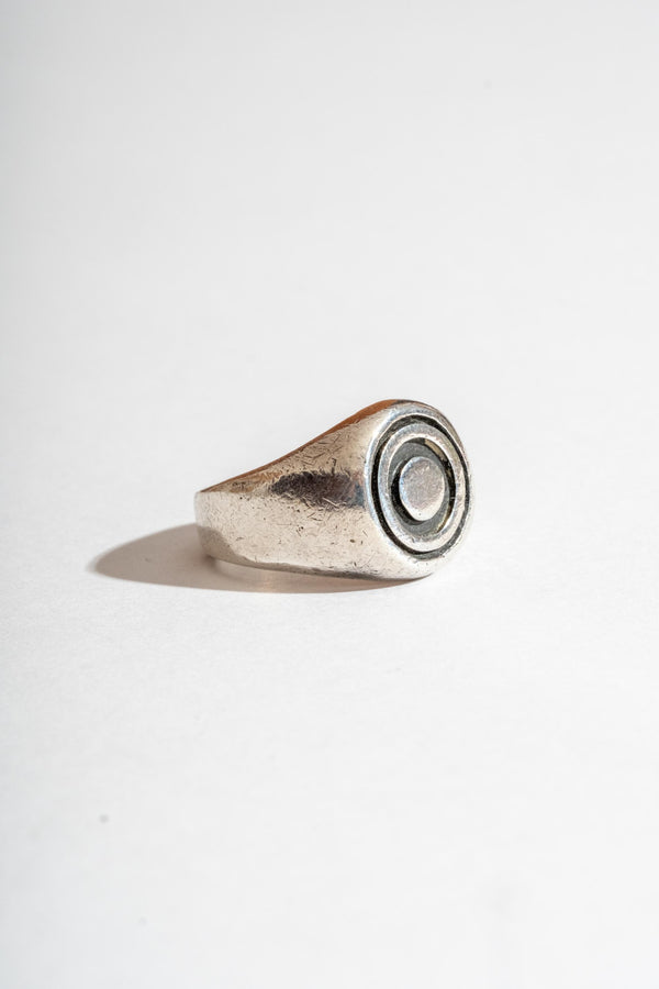 Sterling Concentric Circle Ring