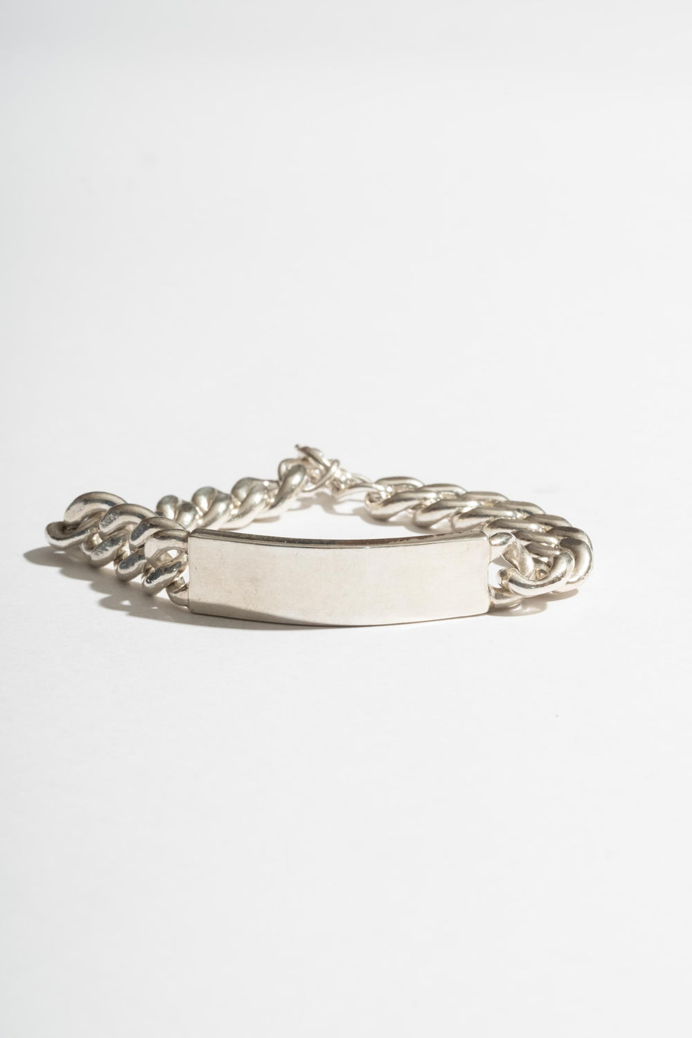 Sterling Heavy ID Bracelet