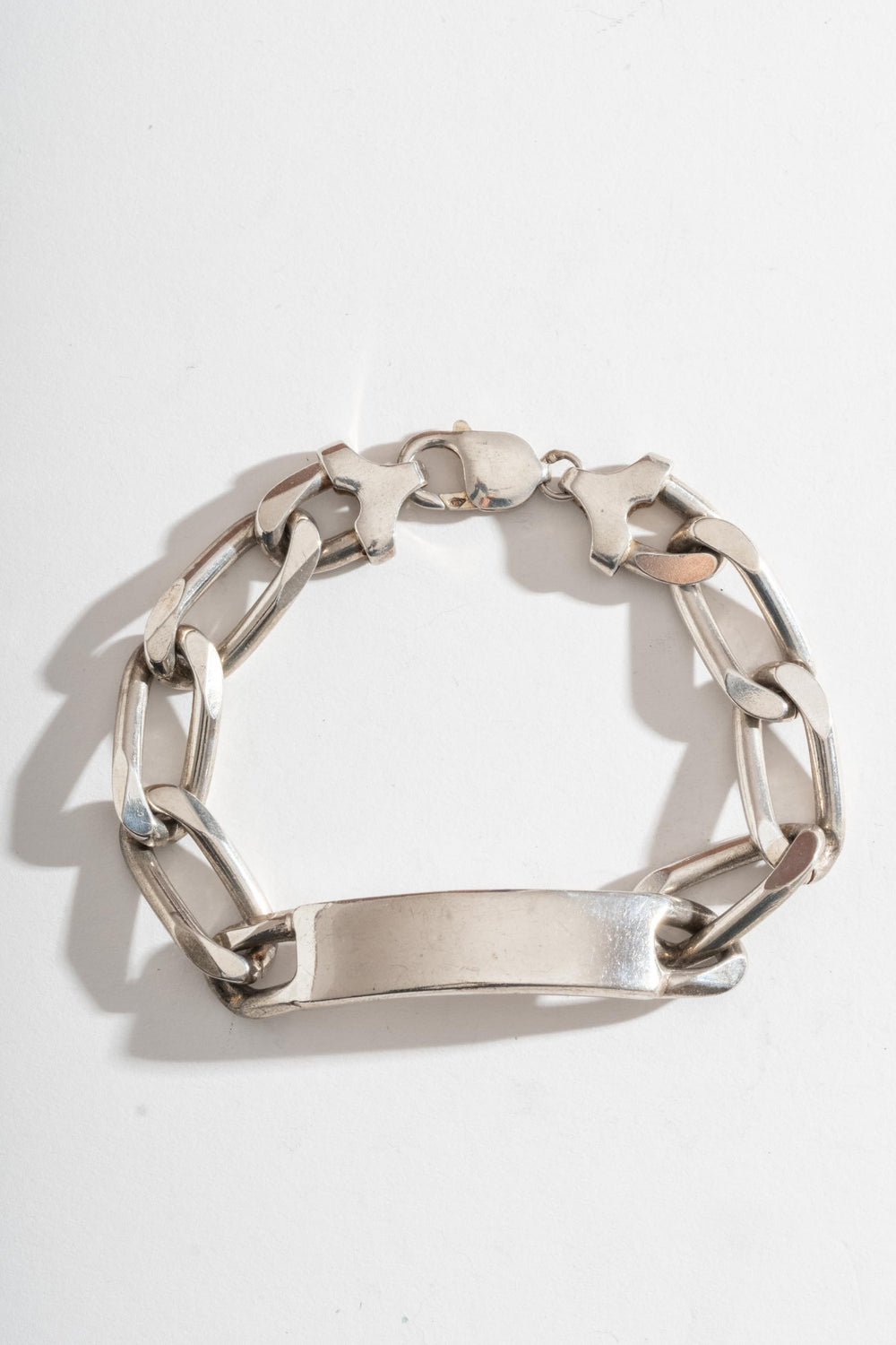 Sterling Heavy ID Bracelet