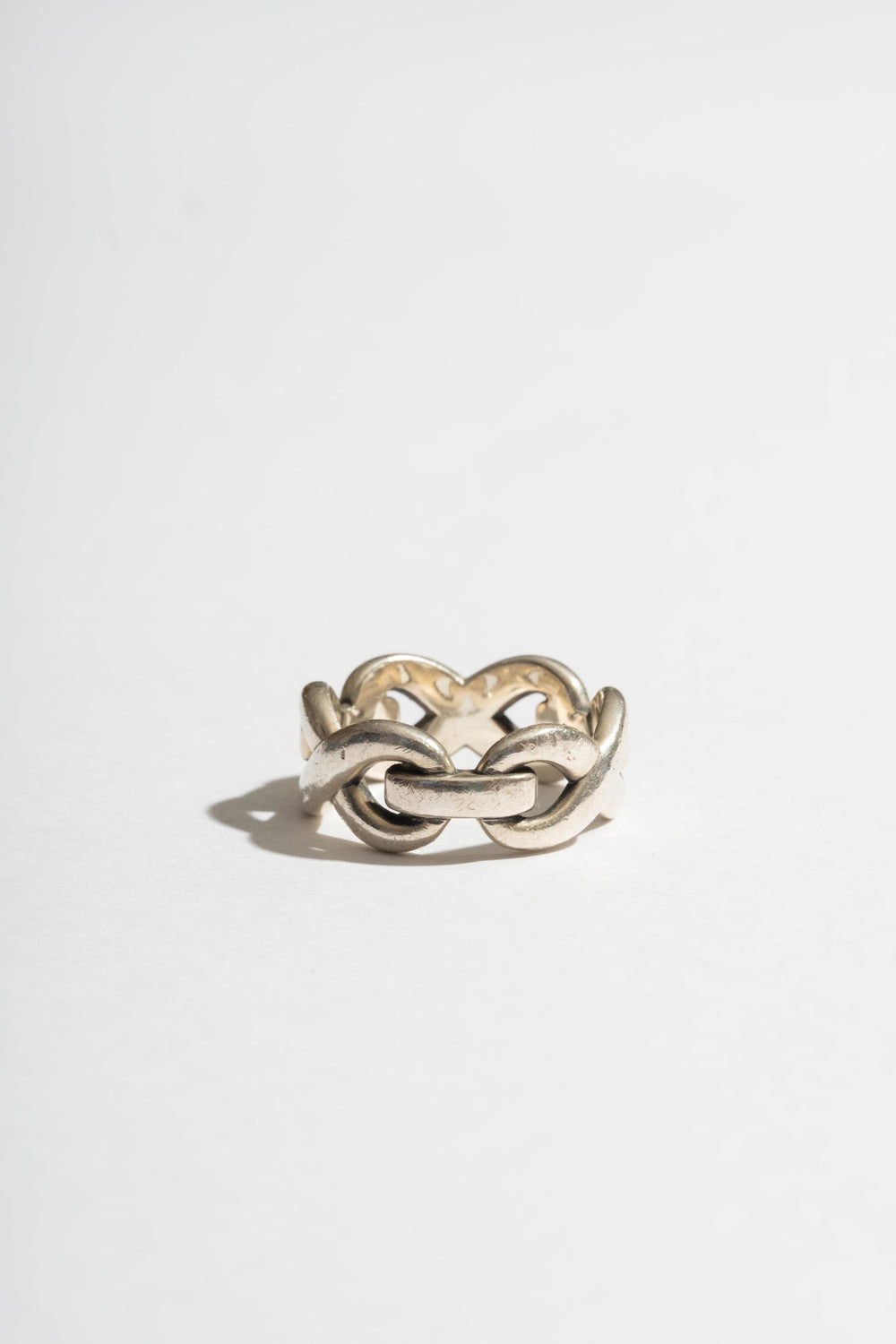 Sterling Infinity Link Ring