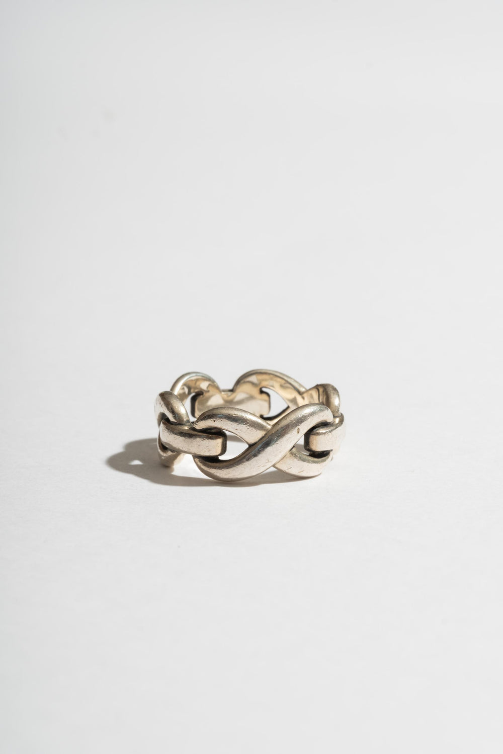 Sterling Infinity Link Ring