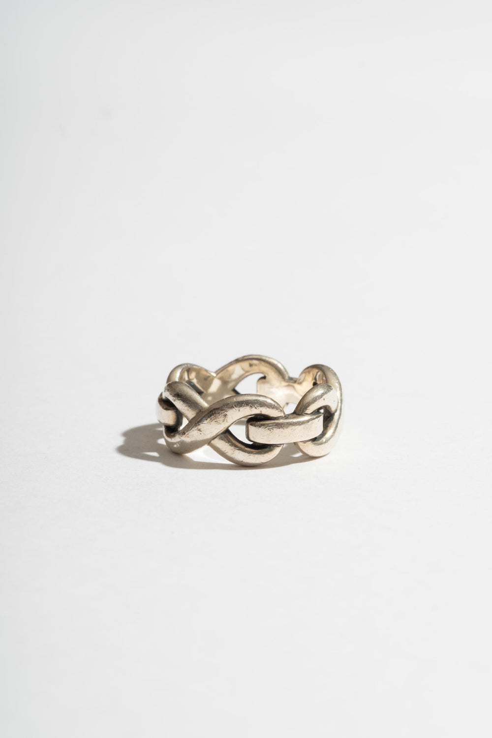 Sterling Infinity Link Ring
