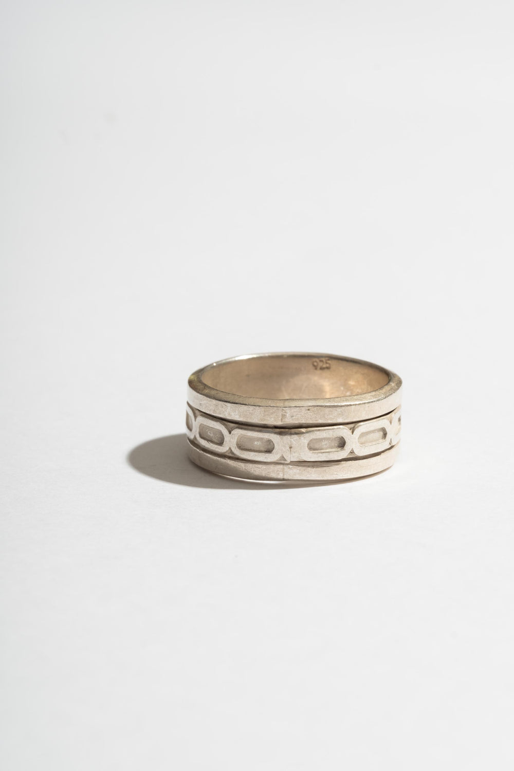 Sterling Infinity Spinner Ring