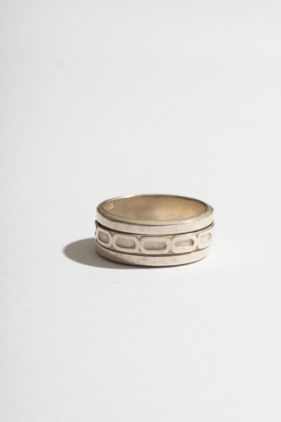 Sterling Infinity Spinner Ring