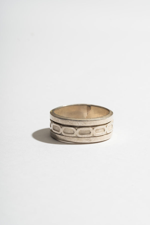 Sterling Infinity Spinner Ring