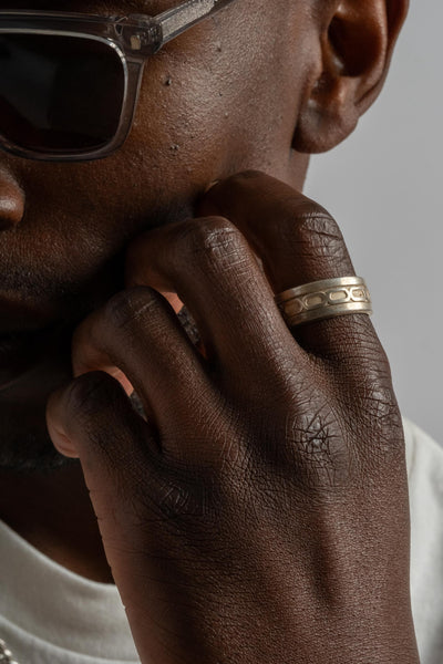 Sterling Infinity Spinner Ring
