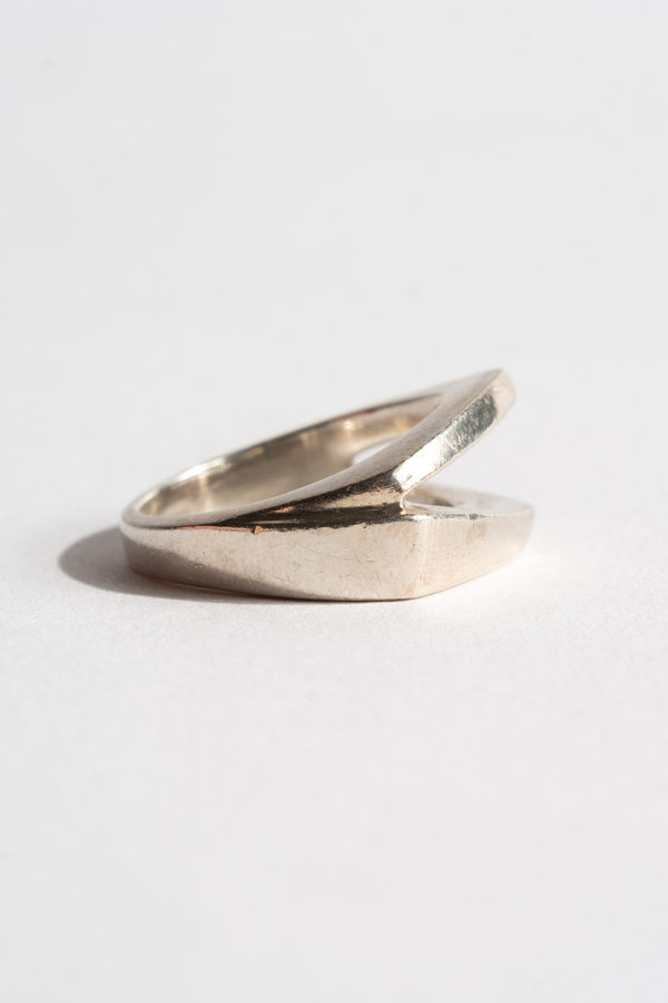 Sterling Modern Divide Ring