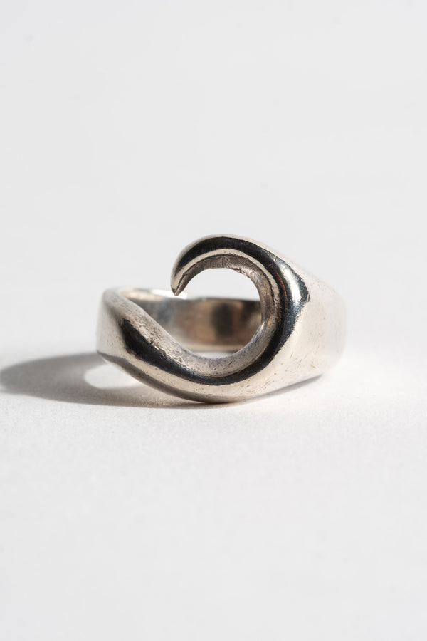 Sterling Modern Wave Ring