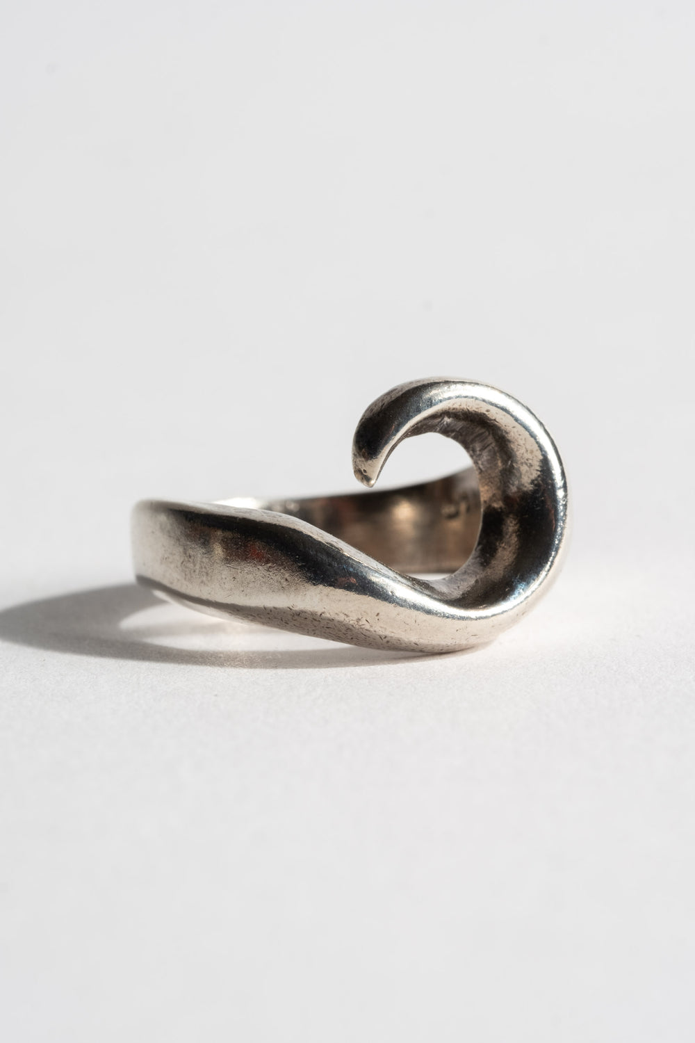 Sterling Modern Wave Ring