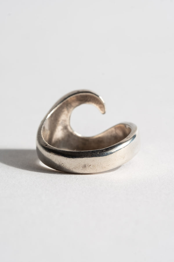 Sterling Modern Wave Ring