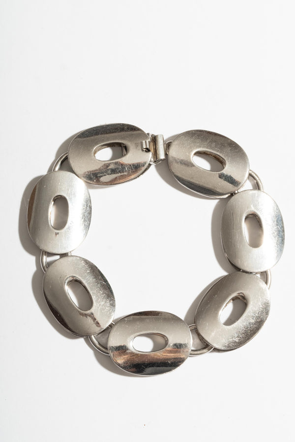 Sterling Napier O Link Bracelet