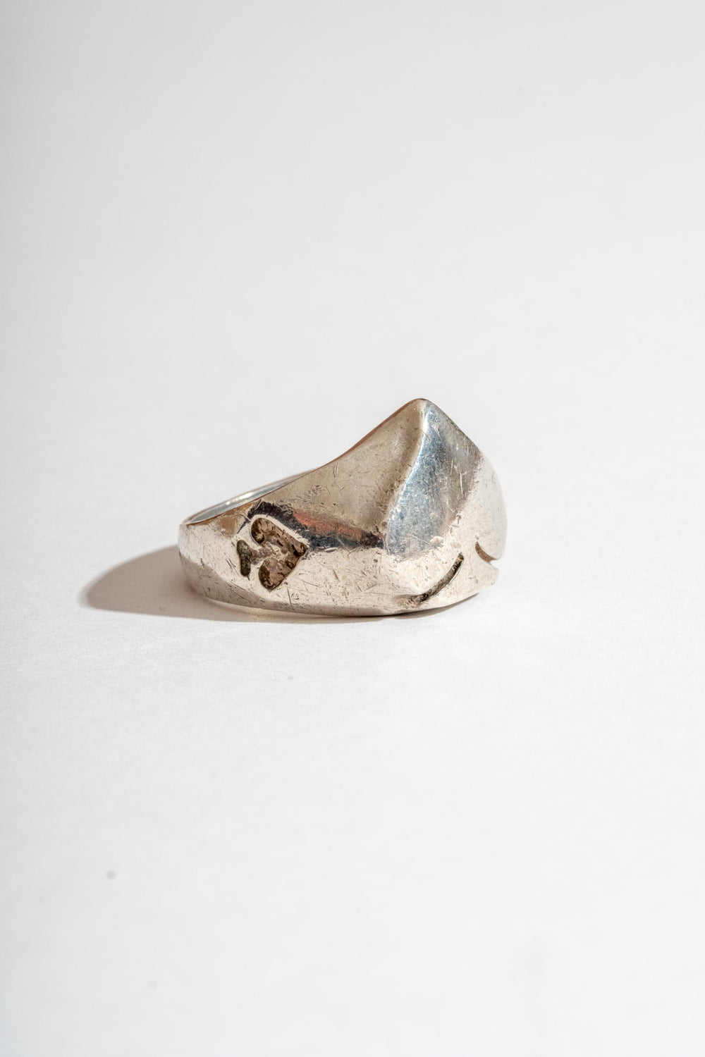 Sterling Spade Ring