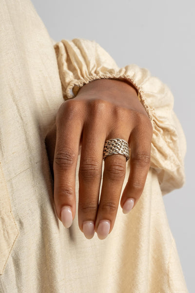 Sterling Woven Band
