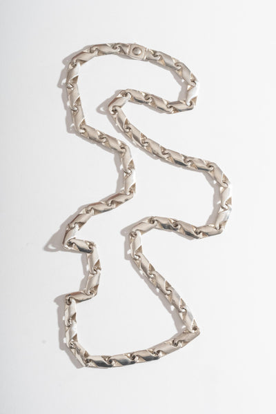 Xtra Long Sterling Modern Infinity Link Chain