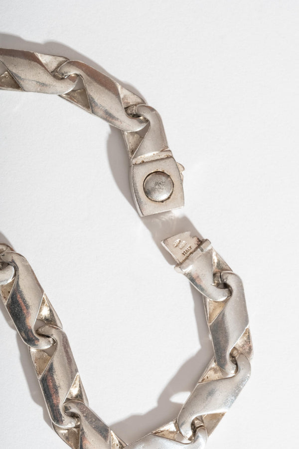 Xtra Long Sterling Modern Infinity Link Chain