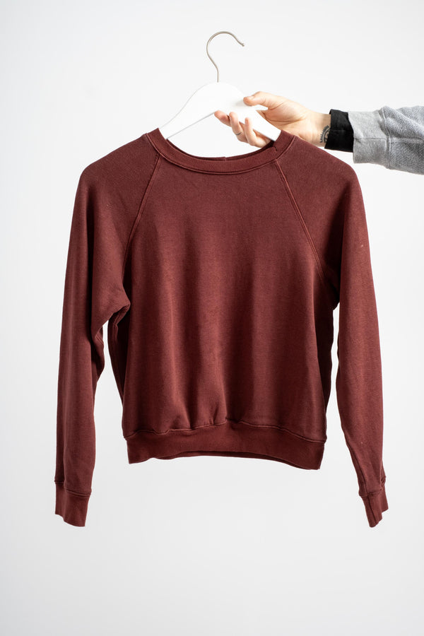 Damaged — Maroon Crewneck  - XS
