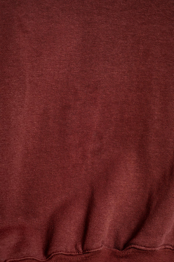 Damaged — Maroon Crewneck  - XS