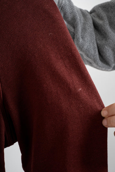 Damaged — Maroon Crewneck  - XS