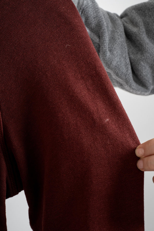 Damaged — Maroon Crewneck  - XS