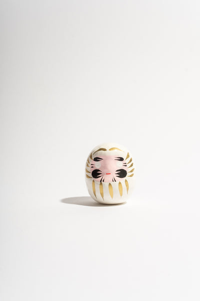 Mini White Daimonya Daruma